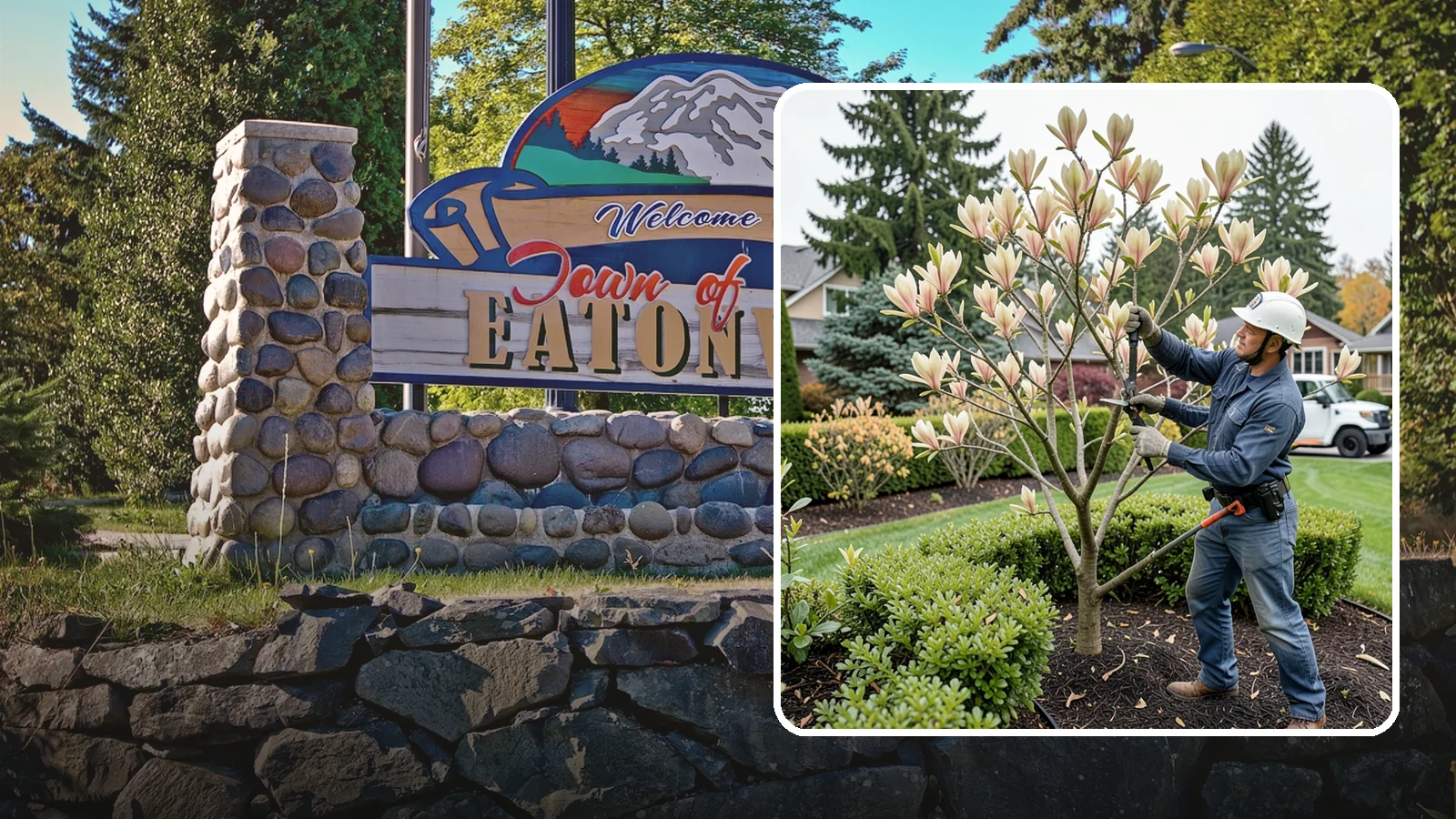 Magnolia Pruning in Eatonville, Pierce County, WA - Minimal, careful pruning for magnolias, which resent heavy cuts and slow to heal.