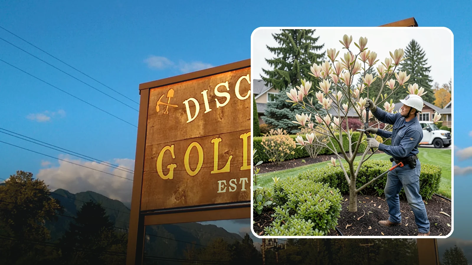 Magnolia Pruning in Gold Bar, Snohomish County, WA - Minimal, careful pruning for magnolias, which resent heavy cuts and slow to heal.