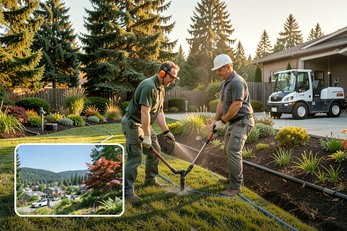 Magnolia Pruning in Index, Snohomish County, WA - Respects the magnolia's dislike of heavy cuts