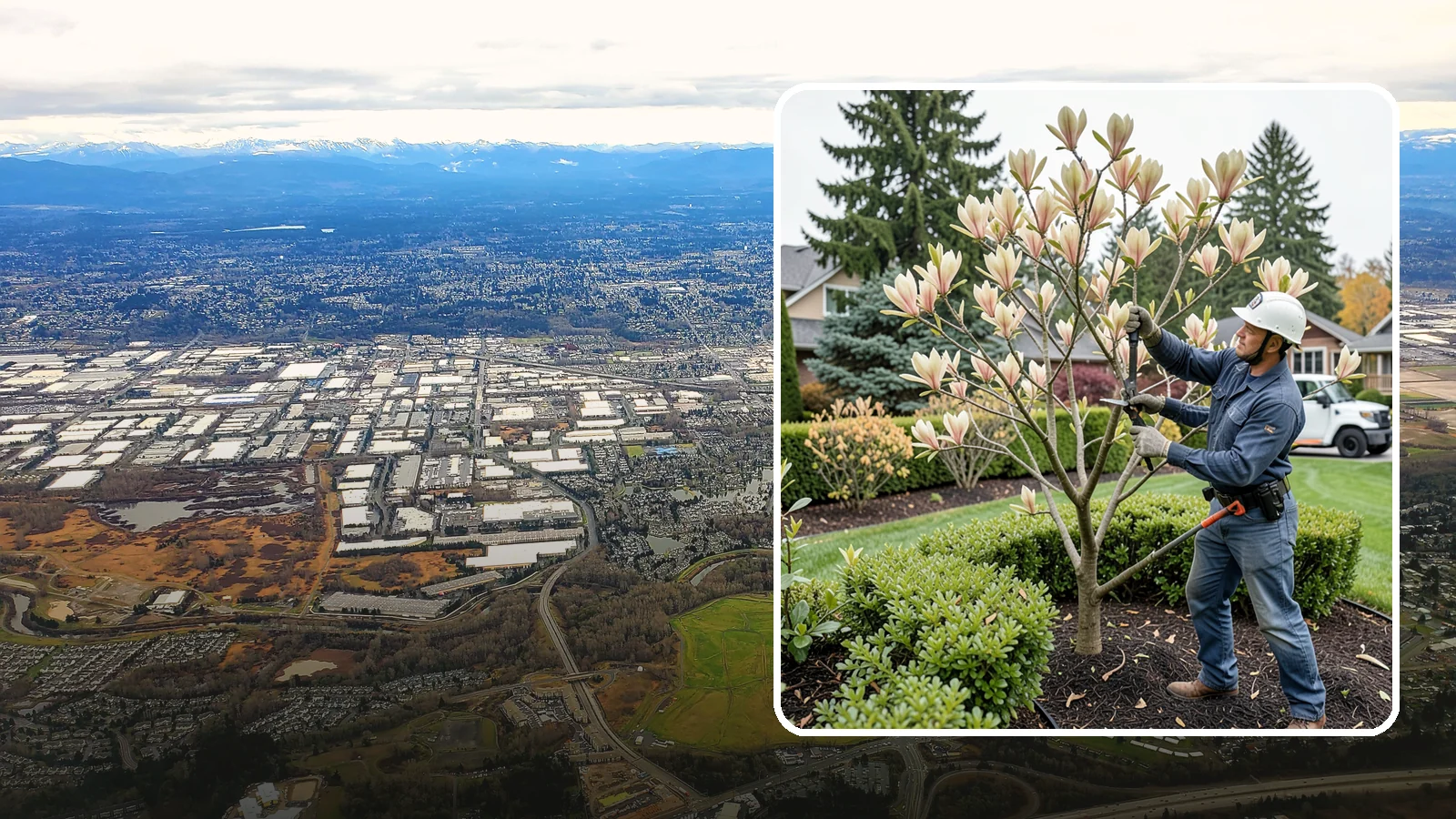 Magnolia Pruning in Kent, King County, WA - Minimal, careful pruning for magnolias, which resent heavy cuts and slow to heal.