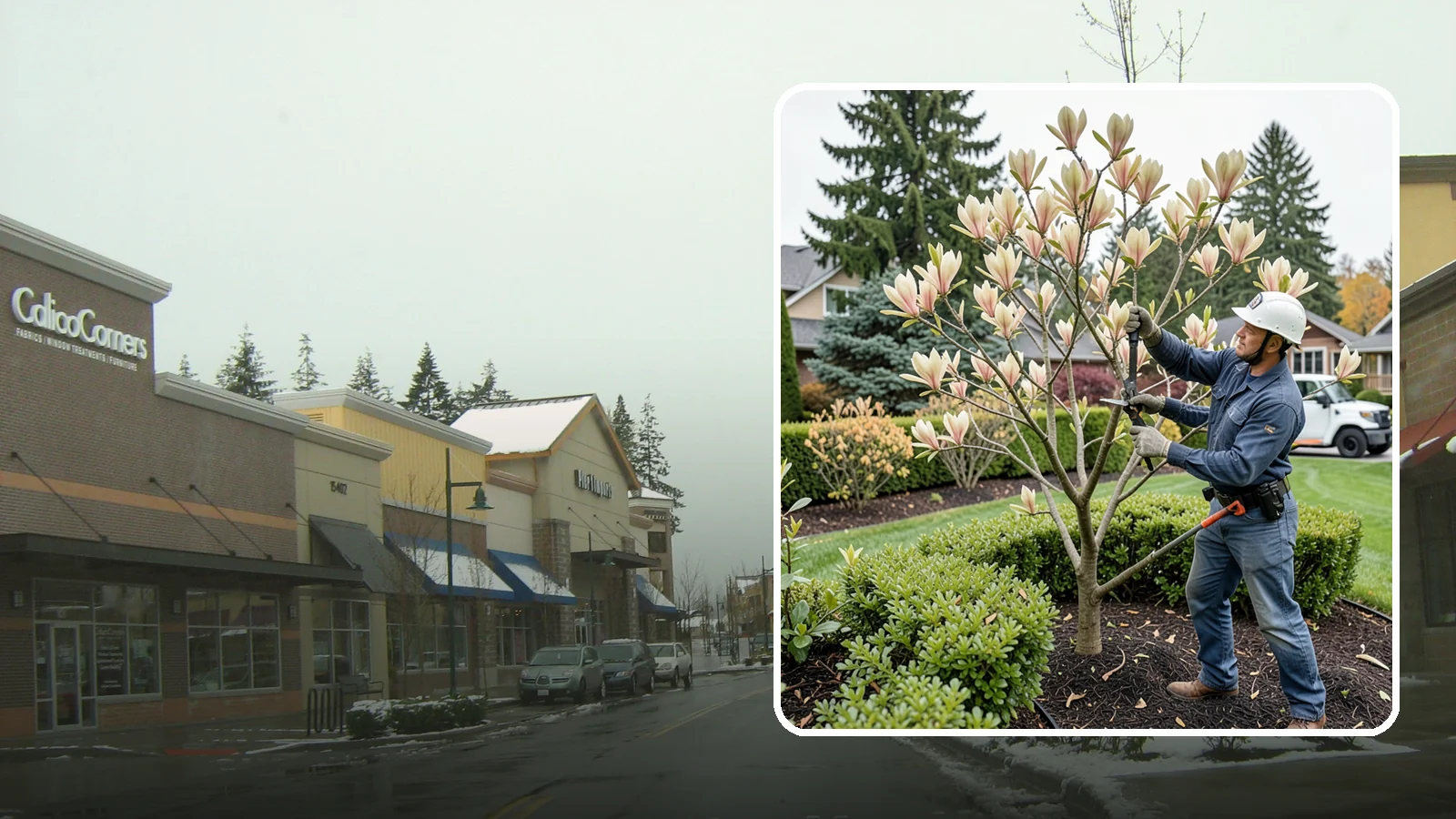Magnolia Pruning in Mill Creek, Snohomish County, WA - Minimal, careful pruning for magnolias, which resent heavy cuts and slow to heal.