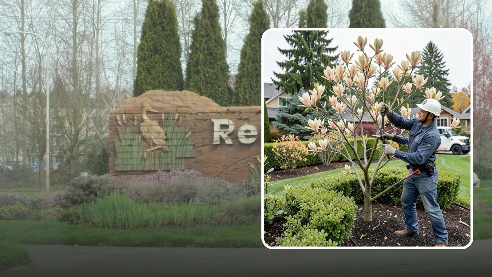 Magnolia Pruning in Renton, King County, WA - Minimal, careful pruning for magnolias, which resent heavy cuts and slow to heal.