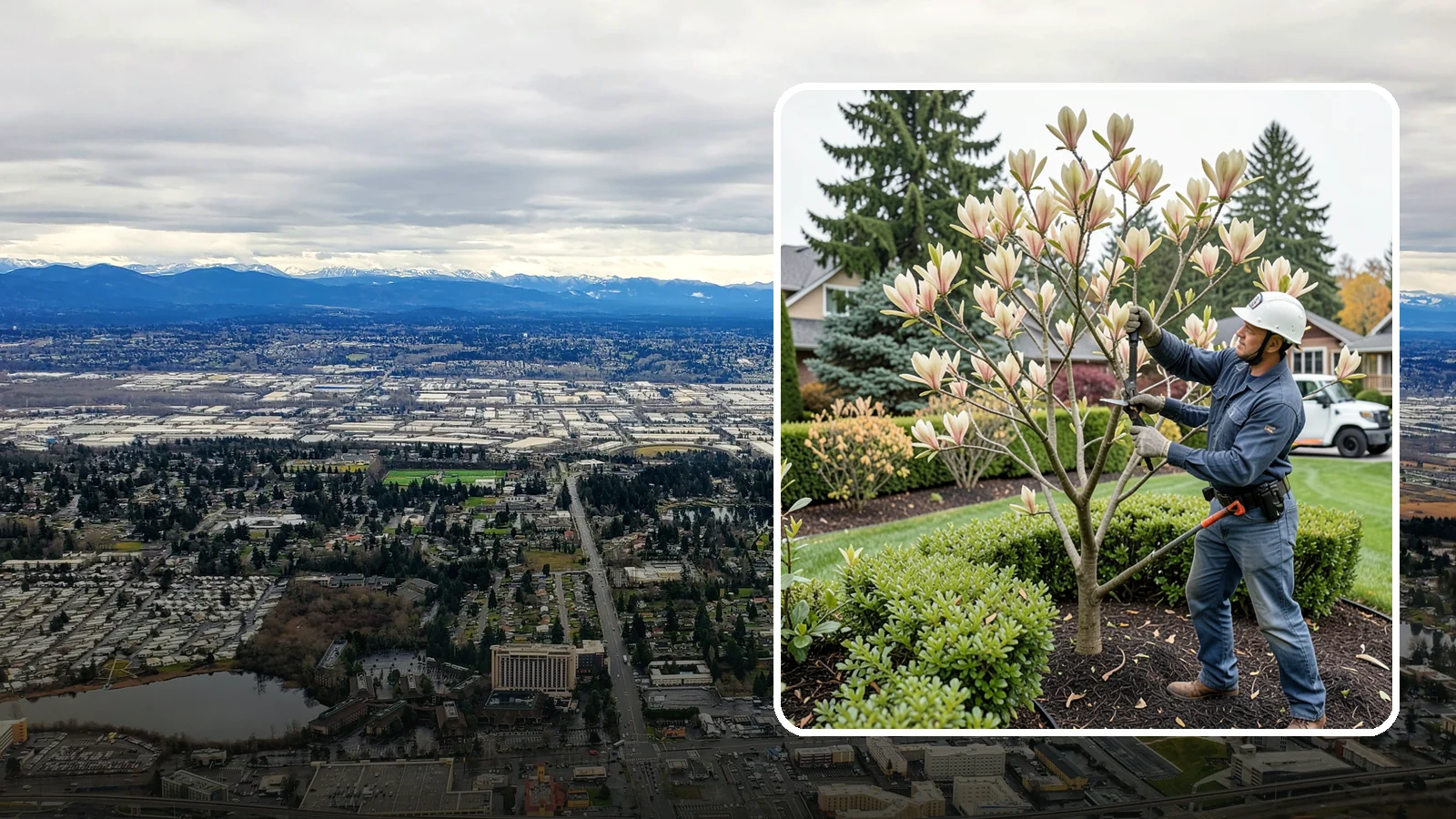 Magnolia Pruning in SeaTac, King County, WA - Minimal, careful pruning for magnolias, which resent heavy cuts and slow to heal.