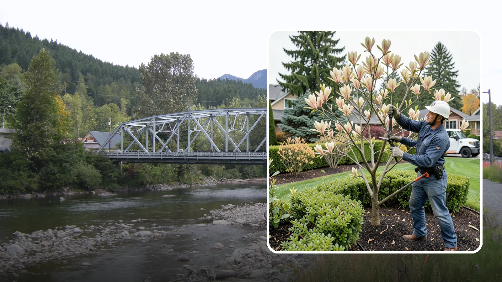 Magnolia Pruning in Skykomish, King County, WA - Minimal, careful pruning for magnolias, which resent heavy cuts and slow to heal.