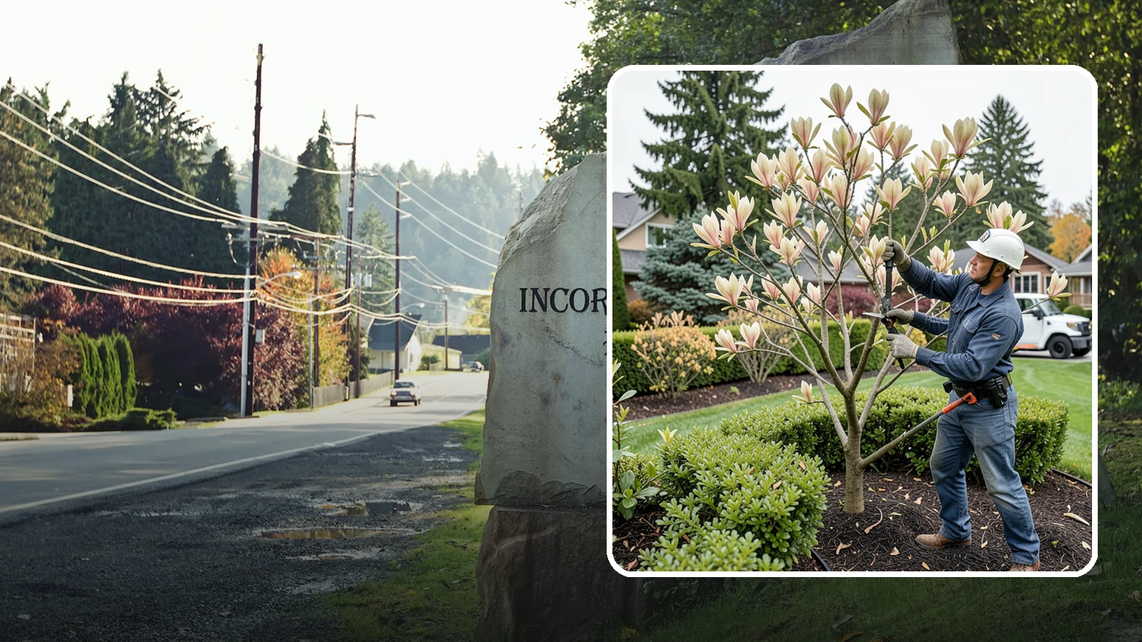 Magnolia Pruning in Wilkeson, Pierce County, WA - Minimal, careful pruning for magnolias, which resent heavy cuts and slow to heal.