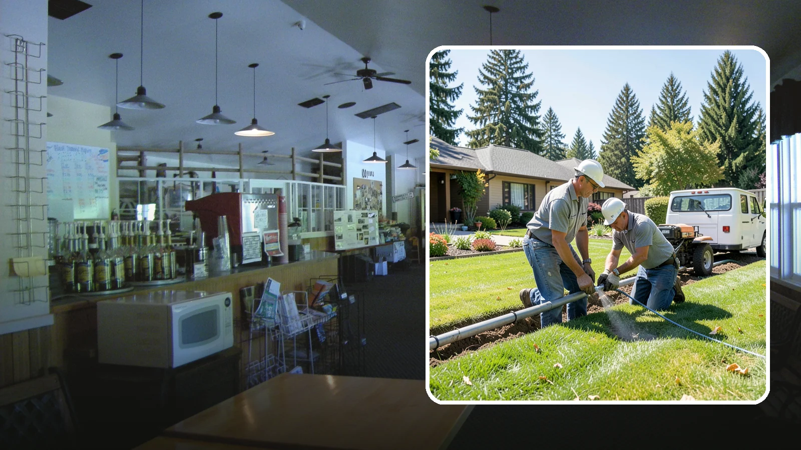 Mainline Leak Repair in Black Diamond, King County, WA - We repair pressurized mainline leaks that cause constant water flow, low pressure, and soggy ground even when your sprinklers are...