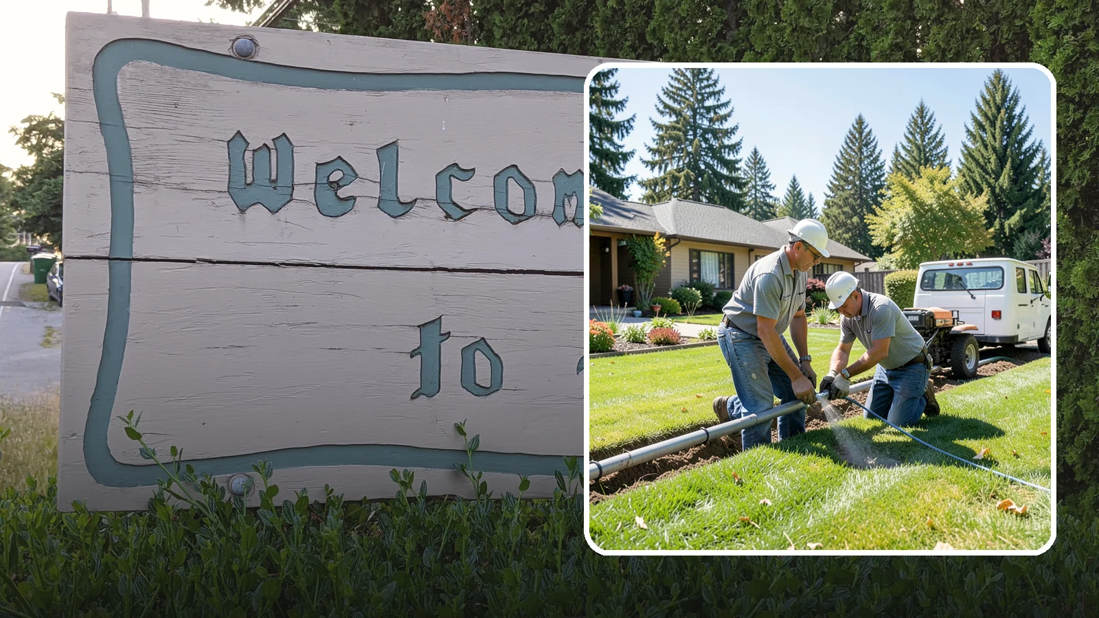 Mainline Leak Repair in Brier, Snohomish County, WA - We repair pressurized mainline leaks that cause constant water flow, low pressure, and soggy ground even when your sprinklers are...