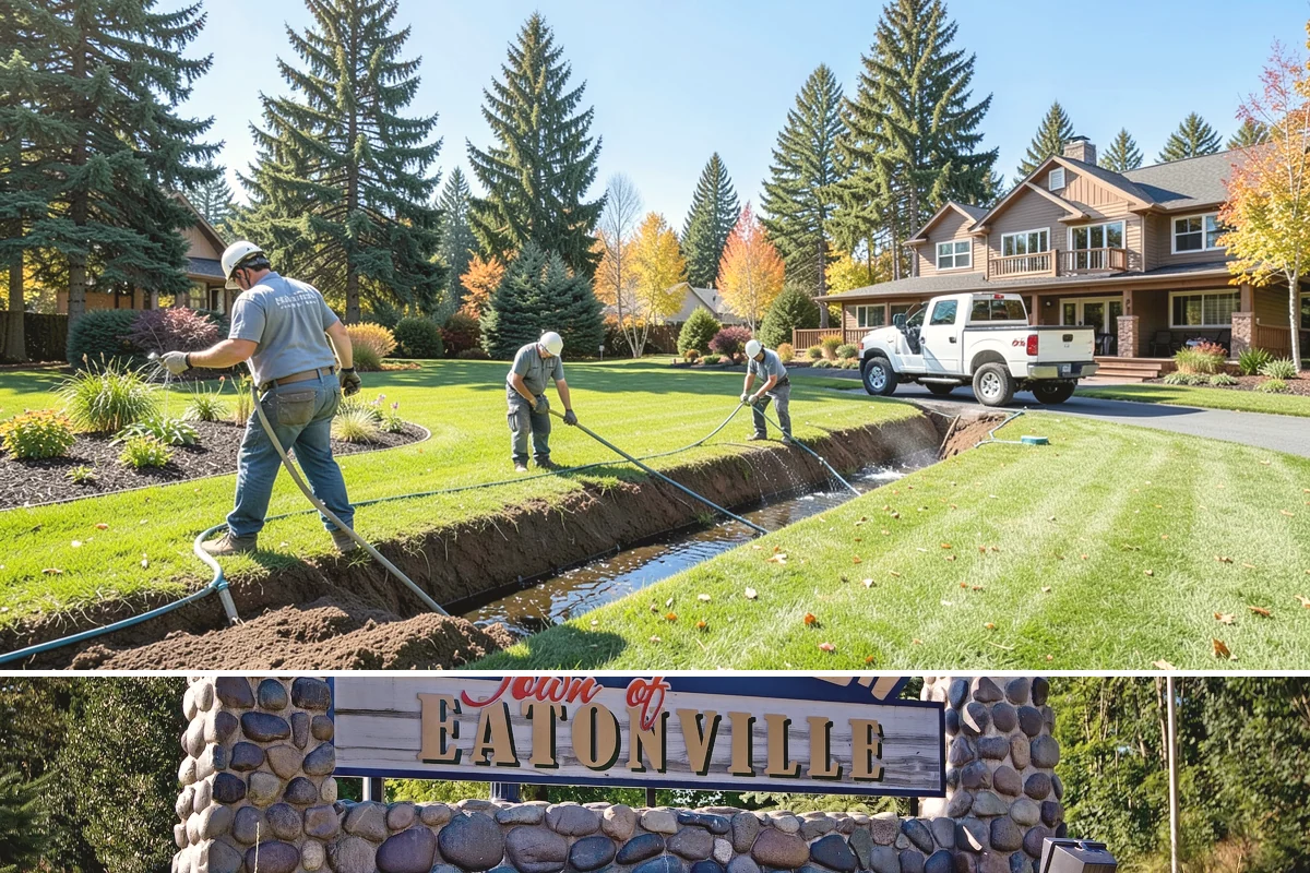 Mainline Leak Repair in Eatonville, Pierce County, WA - Repair promptly in any season, but mainline breaks are most common in spring after winter ground movement.