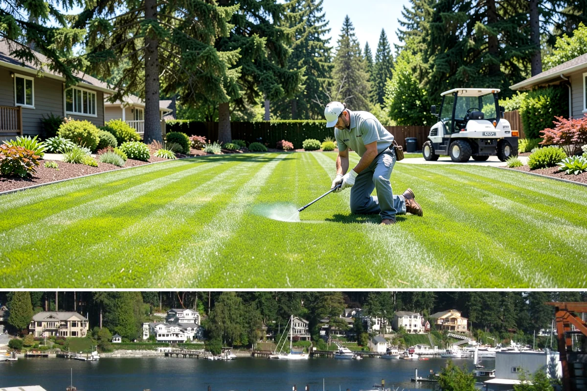 Mainline Leak Repair in Gig Harbor, Pierce County, WA - Repair promptly in any season, but mainline breaks are most common in spring after winter ground movement.