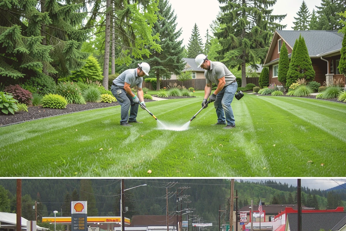 Mainline Leak Repair in Granite Falls, Snohomish County, WA - Repair promptly in any season, but mainline breaks are most common in spring after winter ground movement.