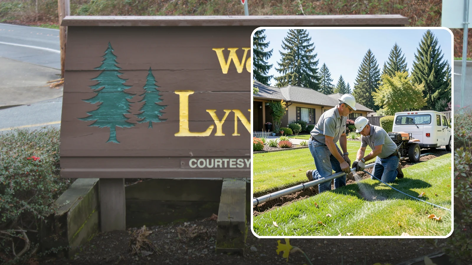 Mainline Leak Repair in Lynnwood, Snohomish County, WA - We repair pressurized mainline leaks that cause constant water flow, low pressure, and soggy ground even when your sprinklers are...