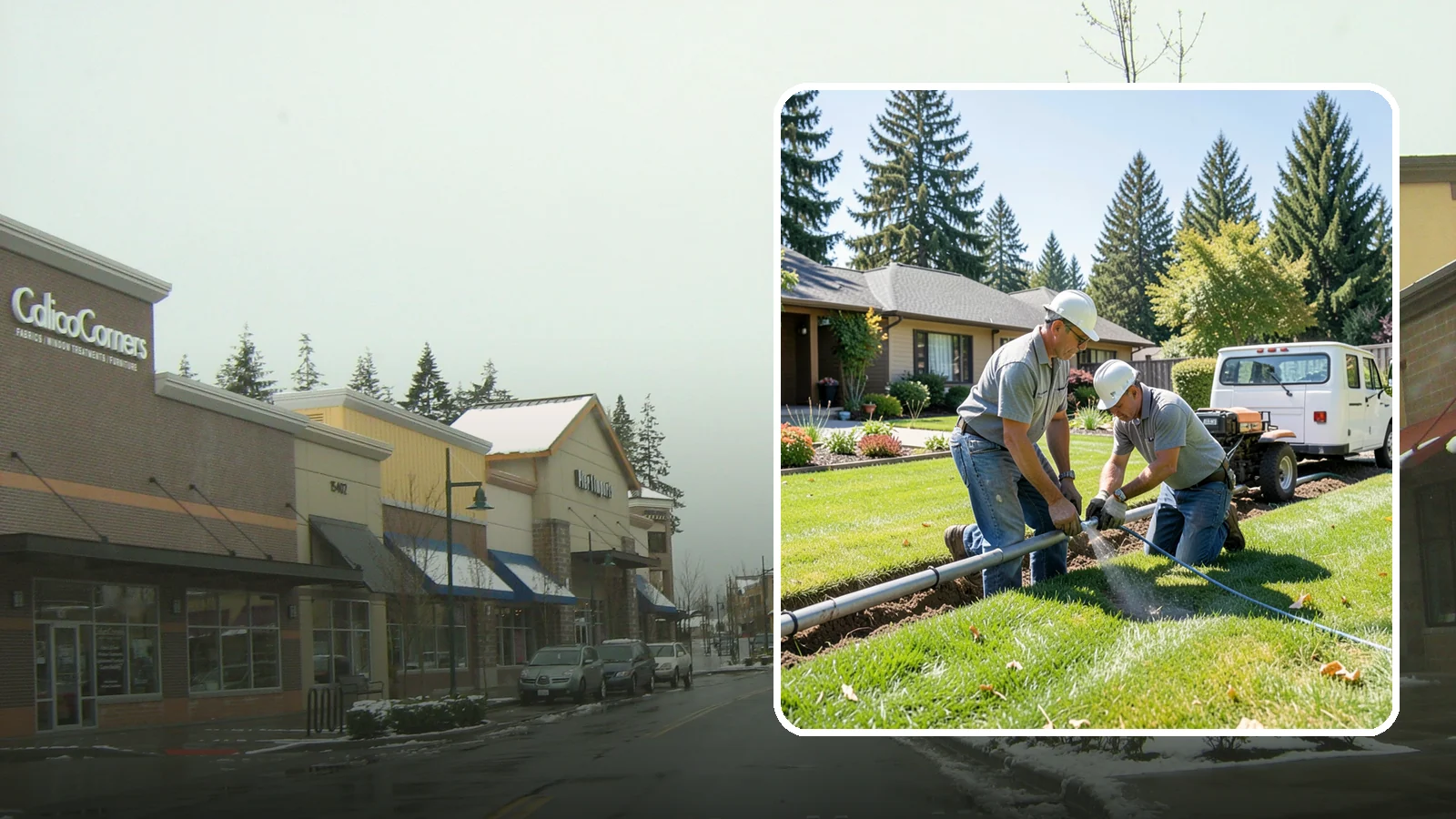 Mainline Leak Repair in Mill Creek, Snohomish County, WA - We repair pressurized mainline leaks that cause constant water flow, low pressure, and soggy ground even when your sprinklers are...
