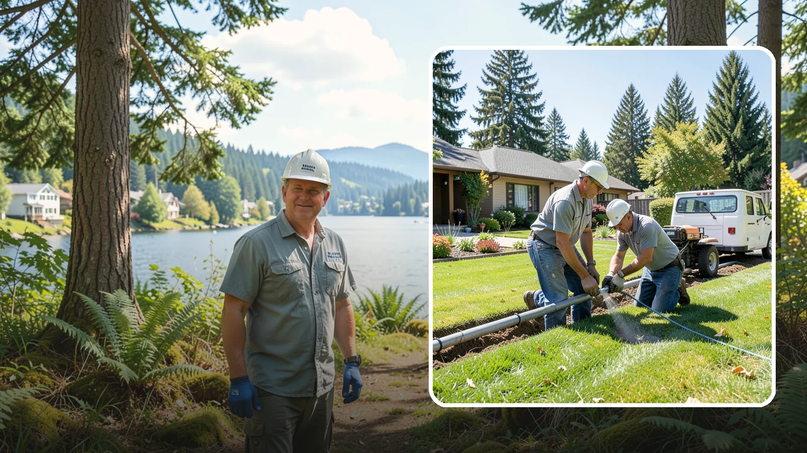 Mainline Leak Repair in Milton, King County, WA - We repair pressurized mainline leaks that cause constant water flow, low pressure, and soggy ground even when your sprinklers are...