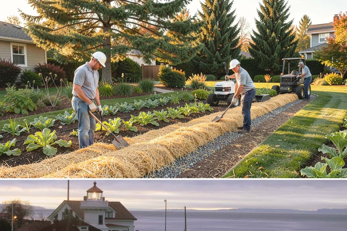 Mainline Leak Repair in Mukilteo, Snohomish County, WA - Repair promptly in any season, but mainline breaks are most common in spring after winter ground movement.