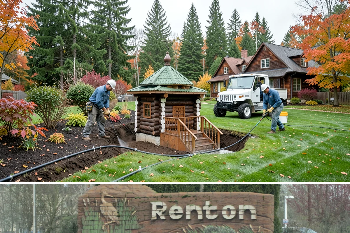 Mainline Leak Repair in Renton, King County, WA - Repair promptly in any season, but mainline breaks are most common in spring after winter ground movement.