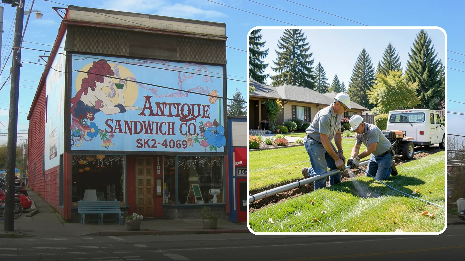 Mainline Leak Repair in Ruston, Pierce County, WA - We repair pressurized mainline leaks that cause constant water flow, low pressure, and soggy ground even when your sprinklers are...