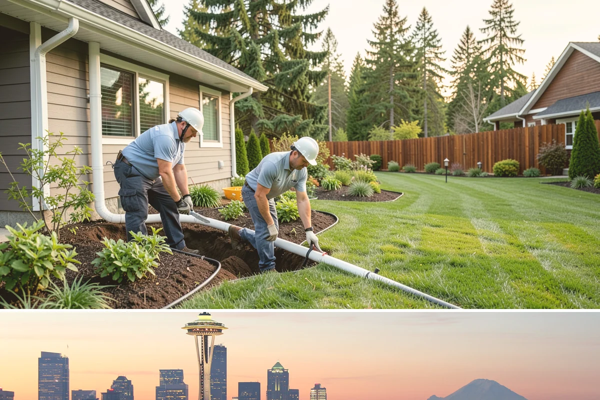 Mainline Leak Repair in Seattle, King County, WA - Repair promptly in any season, but mainline breaks are most common in spring after winter ground movement.