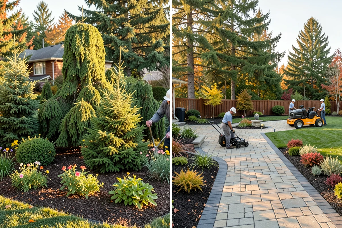Maple Tree Pruning in Arlington, Snohomish County, WA - Assess structure and identify weak unions