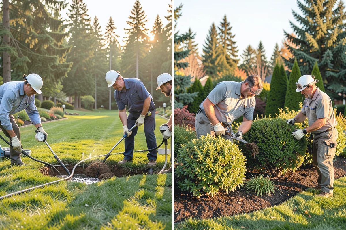 Maple Tree Pruning in Buckley, Pierce County, WA - Assess structure and identify weak unions
