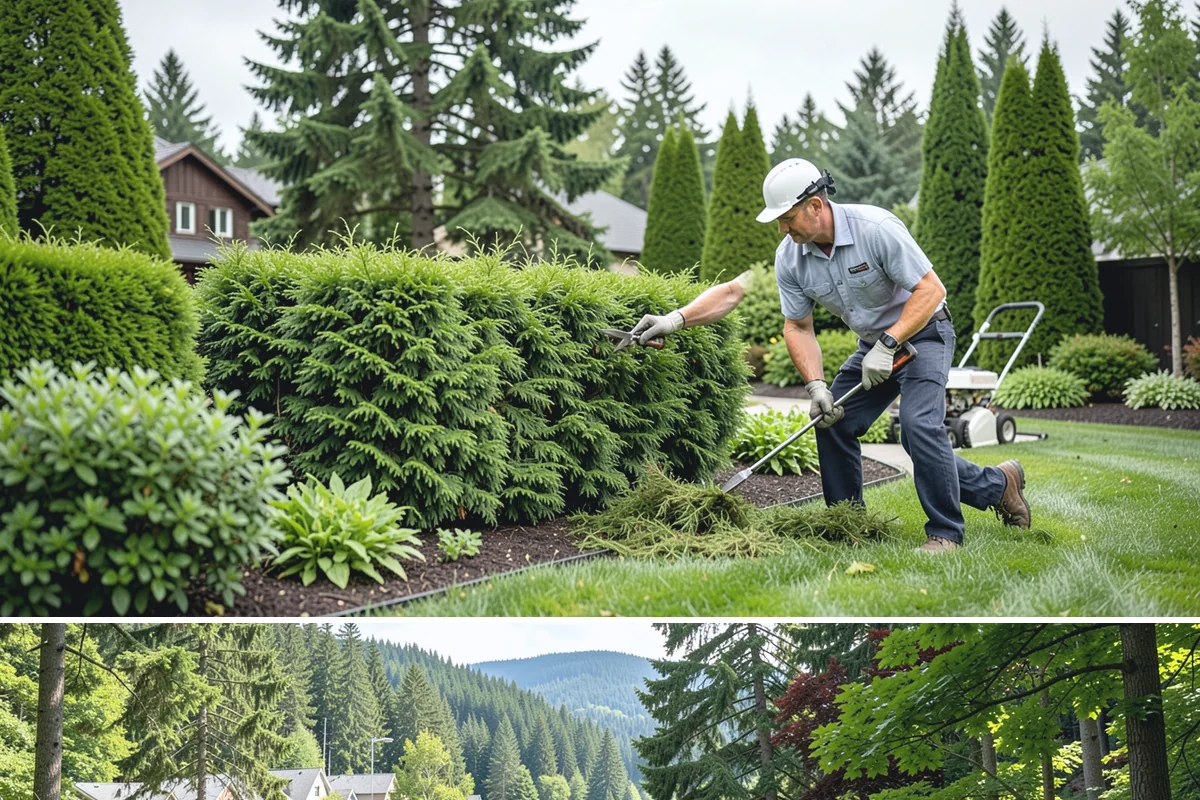 Maple Tree Pruning in Lake Forest Park, King County, WA - Best pruned in late winter dormancy to minimize sap bleeding.