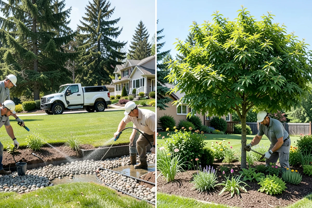 Maple Tree Pruning in Snoqualmie, King County, WA - Assess structure and identify weak unions