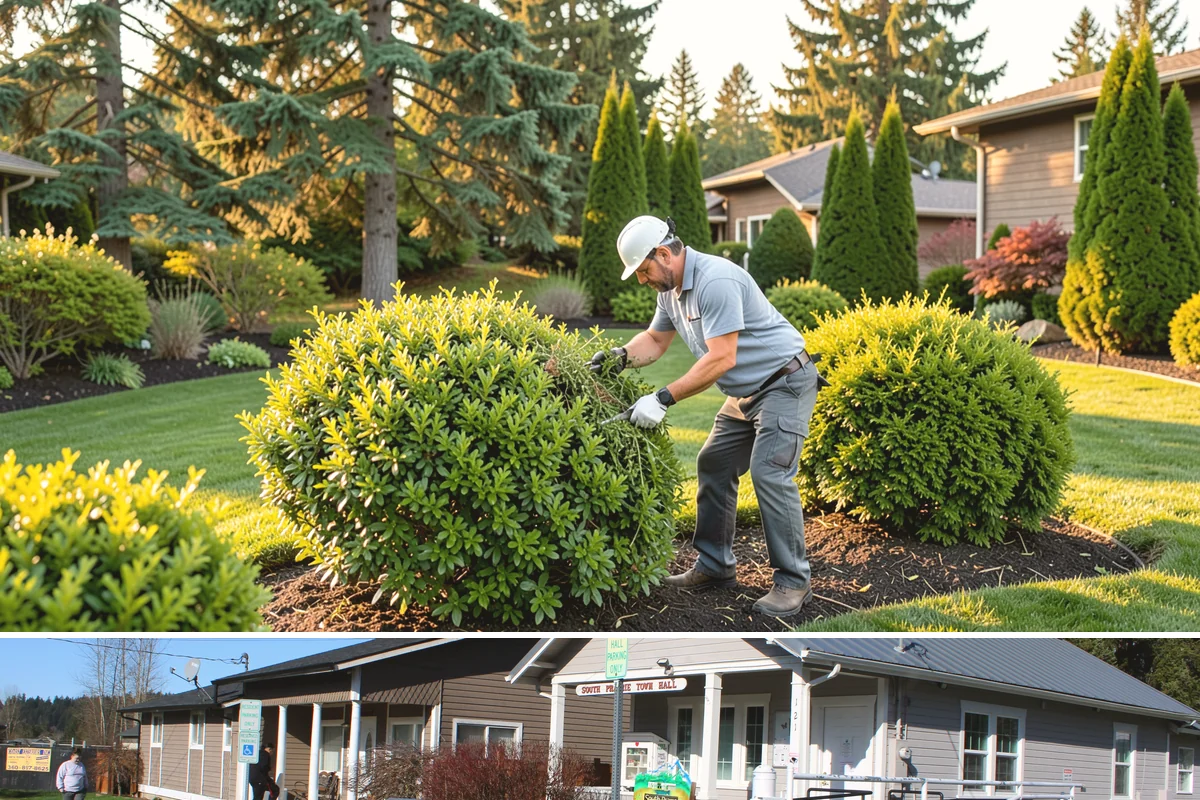 Maple Tree Pruning in South Prairie, Pierce County, WA - Best pruned in late winter dormancy to minimize sap bleeding.