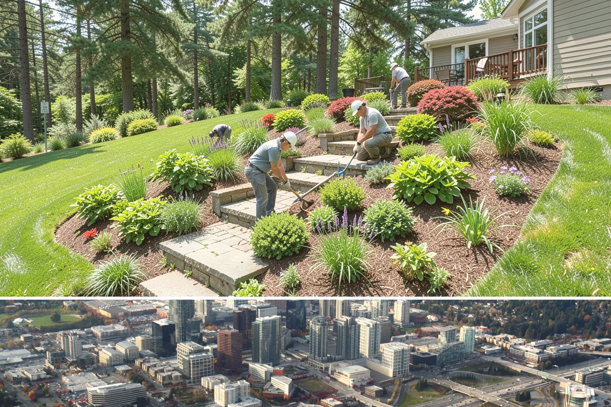 Master Landscape Planning in Bellevue, King County, WA - Planning any time