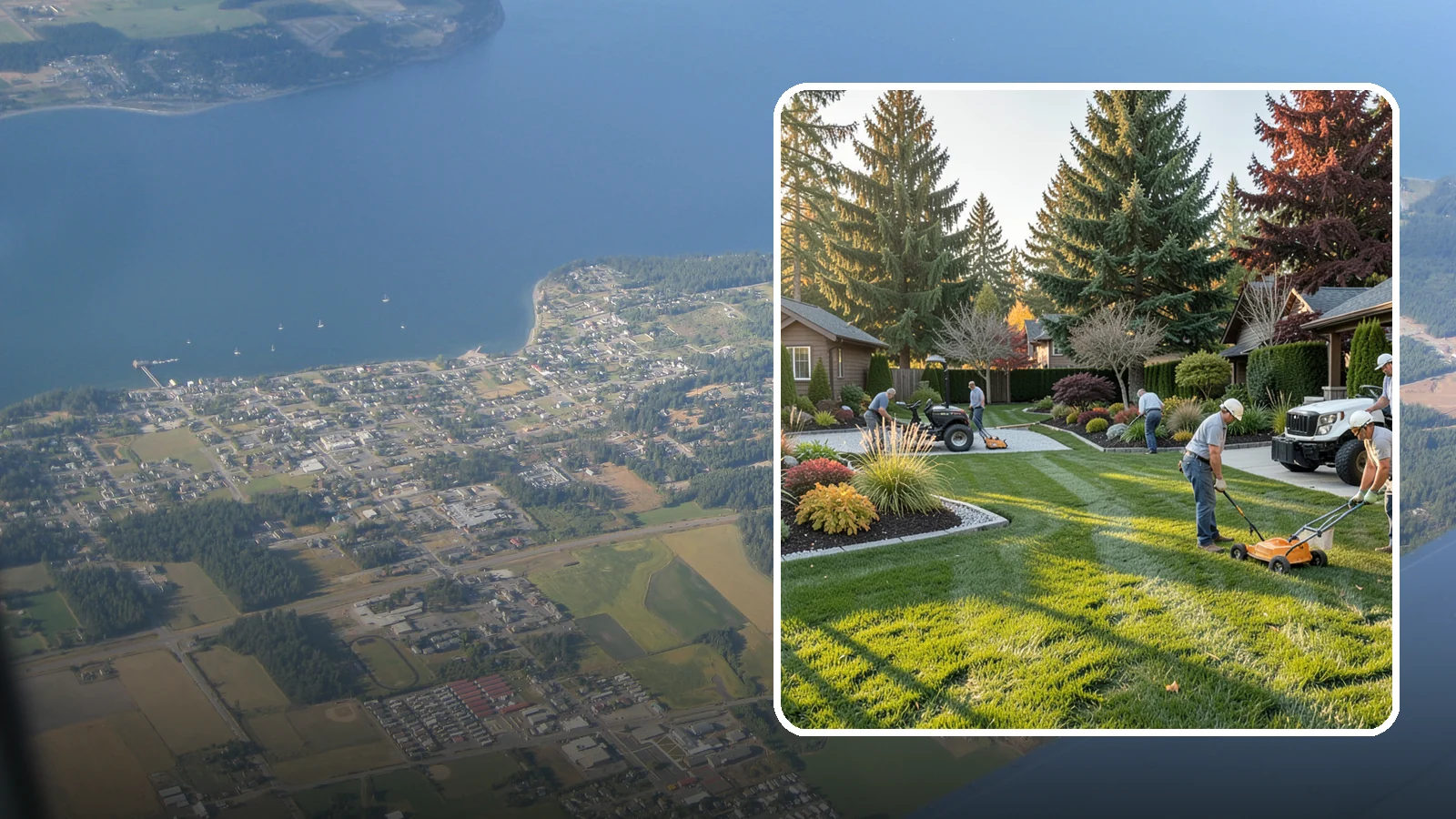 Master Landscape Planning in Coupeville, Island County, WA - A comprehensive master plan that guides your landscape's development in coordinated, budget-friendly phases.