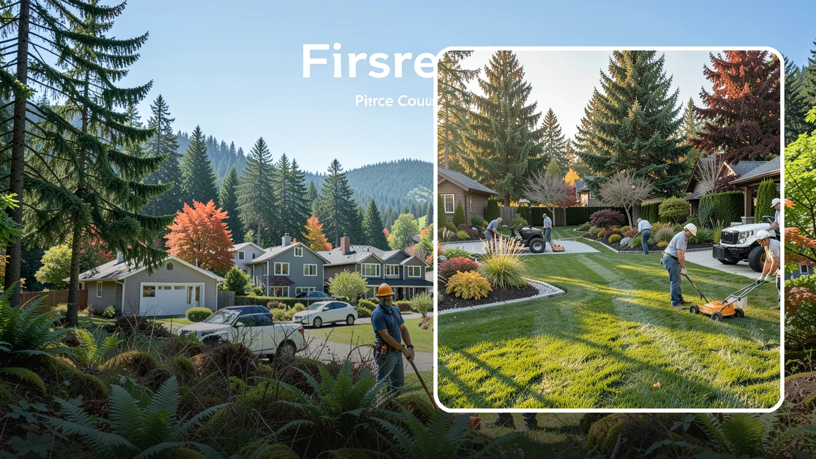 Master Landscape Planning in Fircrest, Pierce County, WA - A comprehensive master plan that guides your landscape's development in coordinated, budget-friendly phases.