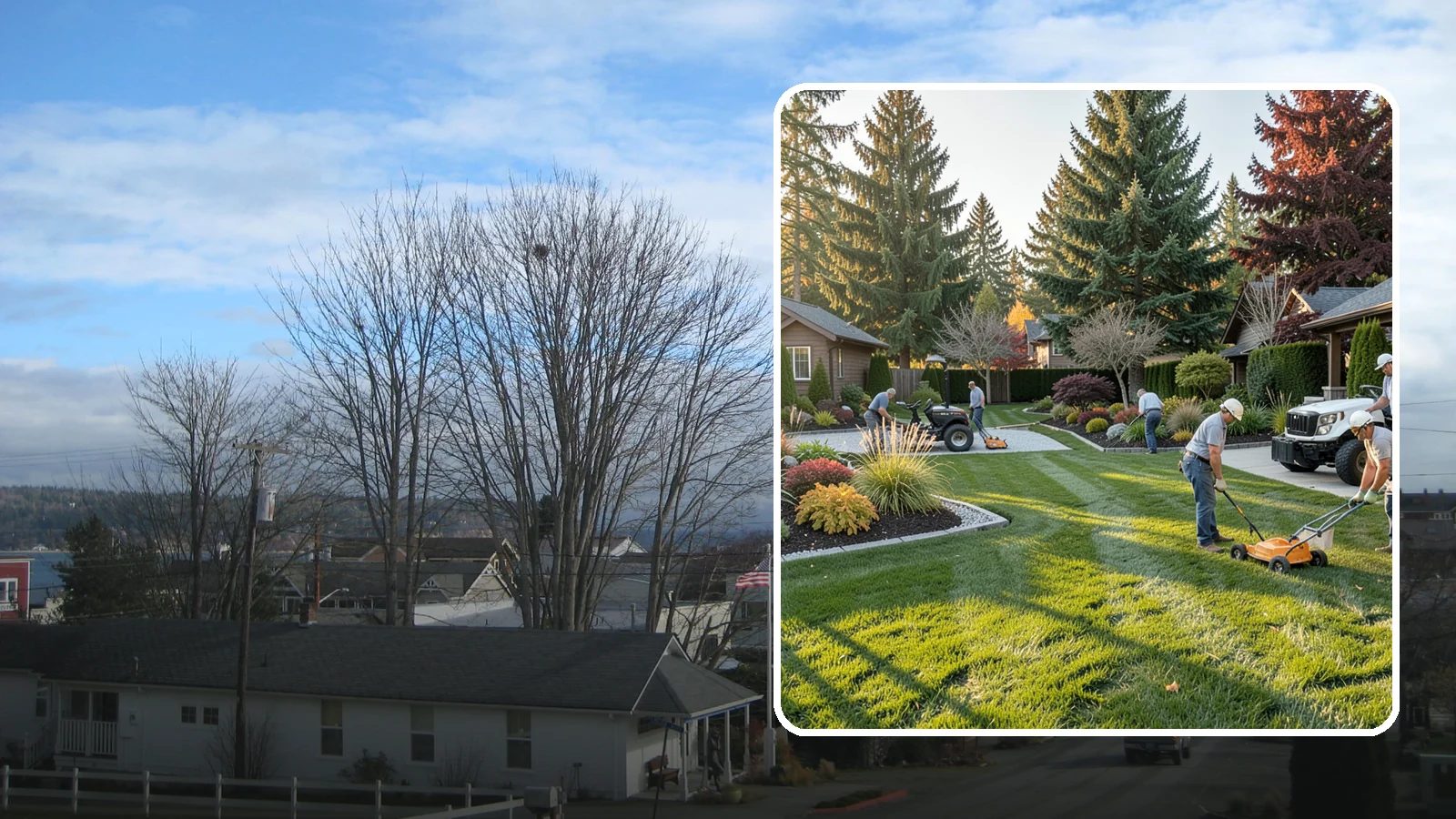 Master Landscape Planning in Langley, Island County, WA - A comprehensive master plan that guides your landscape's development in coordinated, budget-friendly phases.