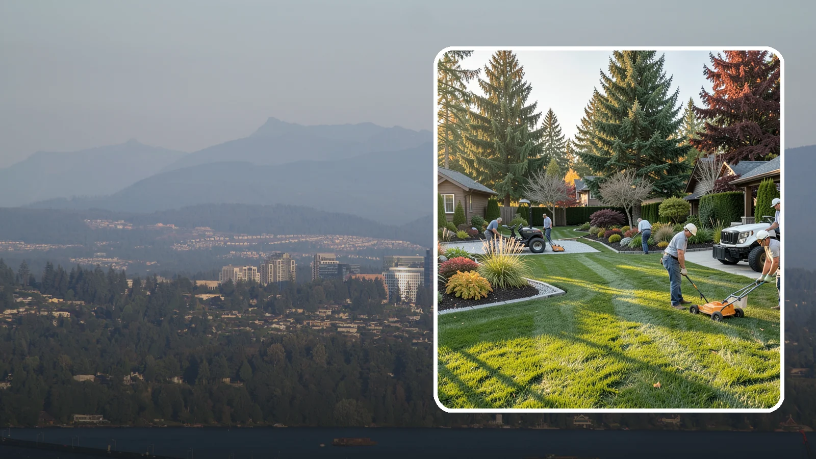 Master Landscape Planning in Medina, King County, WA - A comprehensive master plan that guides your landscape's development in coordinated, budget-friendly phases.