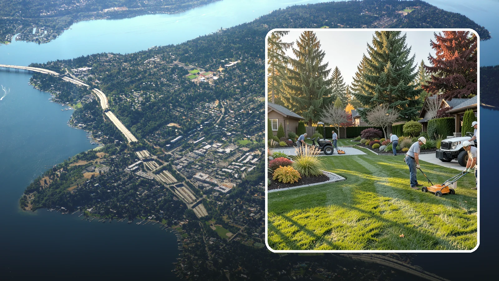 Master Landscape Planning in Mercer Island, King County, WA - A comprehensive master plan that guides your landscape's development in coordinated, budget-friendly phases.