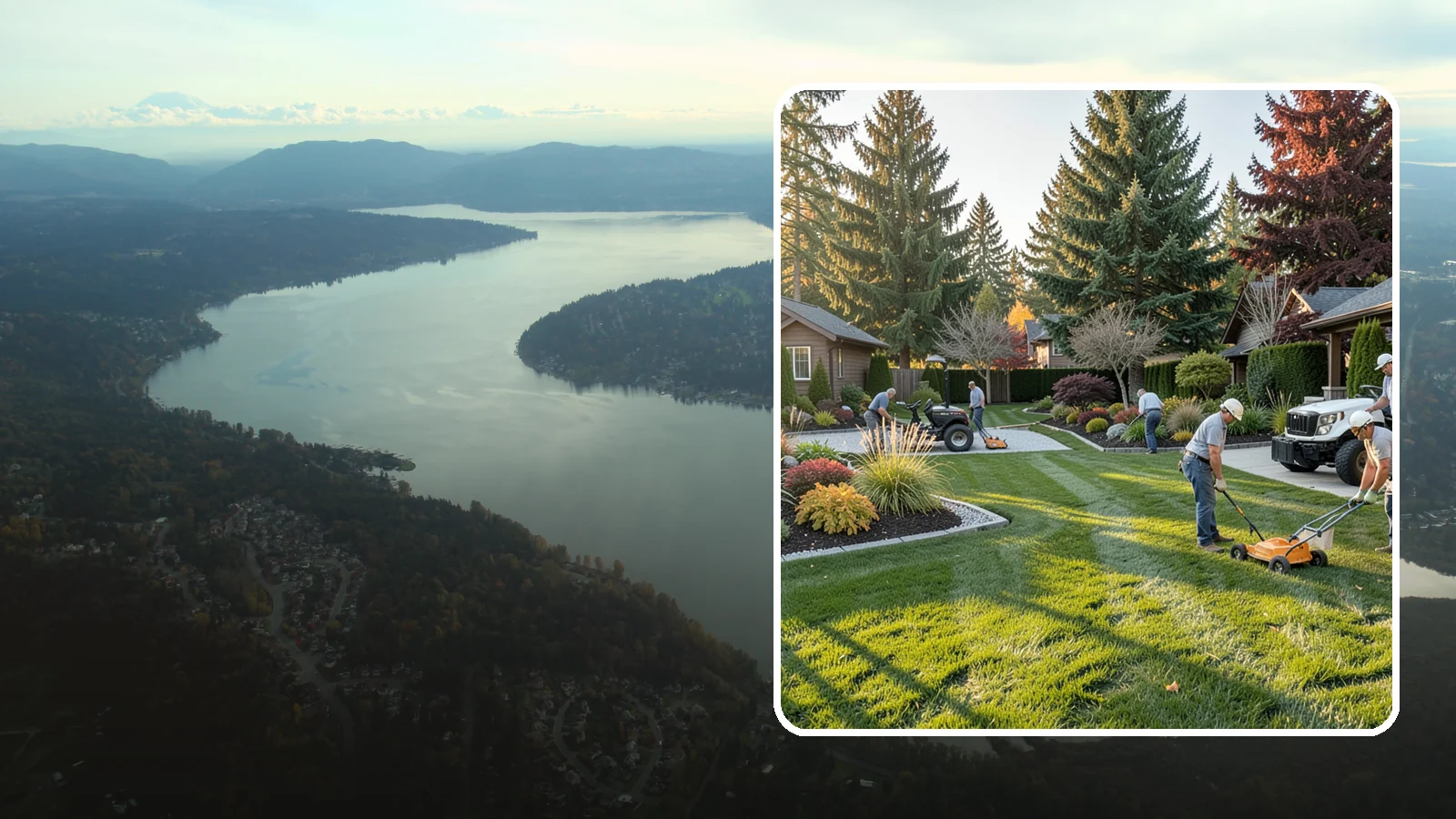 Master Landscape Planning in Sammamish, King County, WA - A comprehensive master plan that guides your landscape's development in coordinated, budget-friendly phases.
