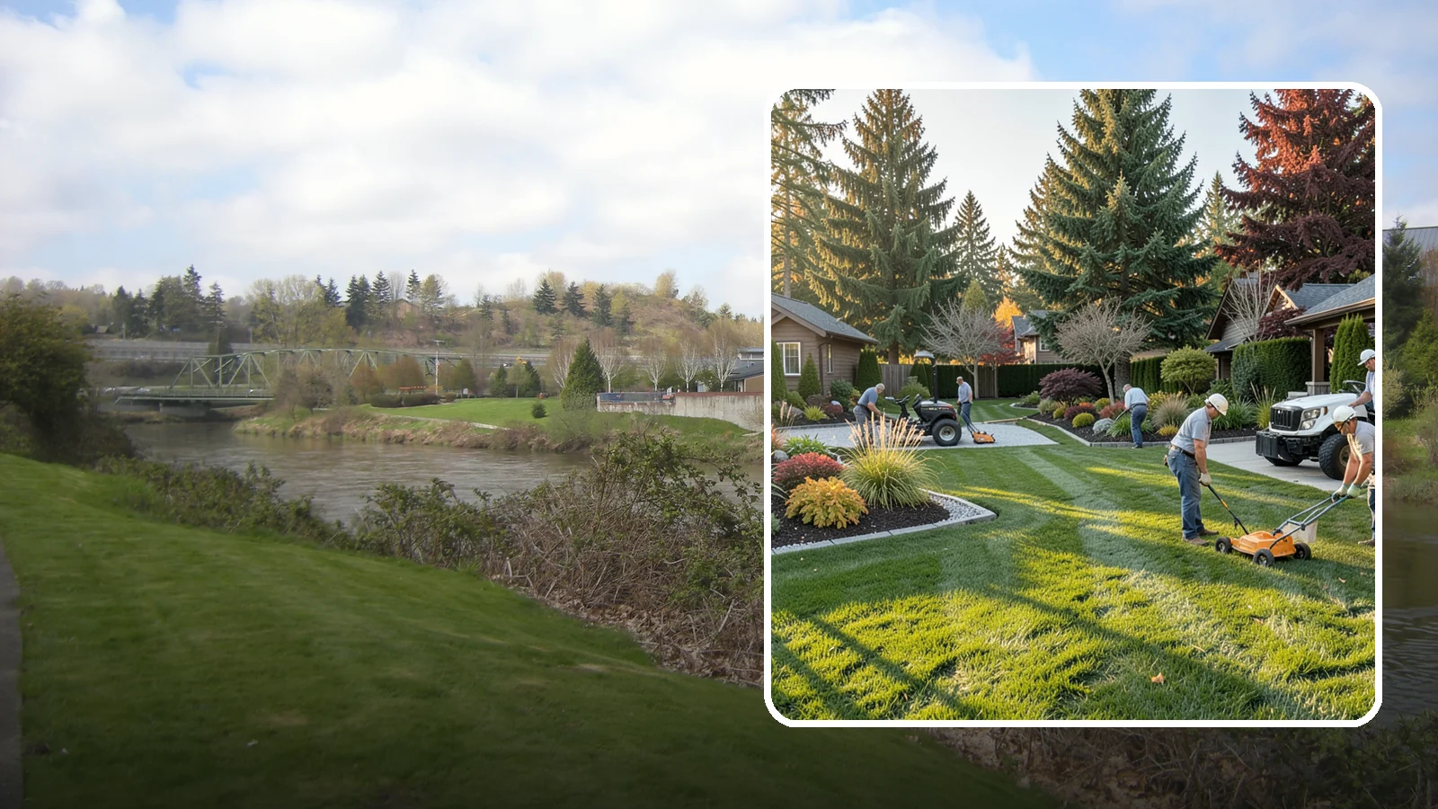 Master Landscape Planning in Tukwila, King County, WA - A comprehensive master plan that guides your landscape's development in coordinated, budget-friendly phases.