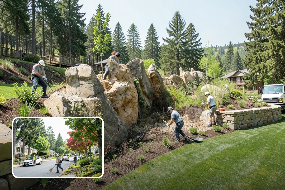 Mexican Beach Pebble Installation in Beaux Arts Village, King County, WA - Elegant, uniform finish for high-end designs