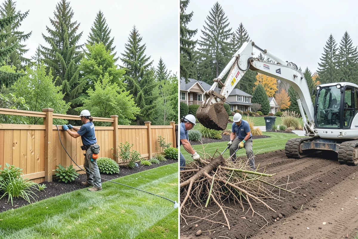 Mexican Beach Pebble Installation in Beaux Arts Village, King County, WA - Shape and grade the feature bed with clean, defined edges