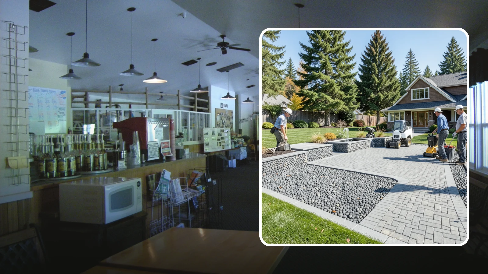 Mexican Beach Pebble Installation in Black Diamond, King County, WA - Smooth, dark, ocean-tumbled pebbles that deliver a refined, high-end look for modern beds and water features.