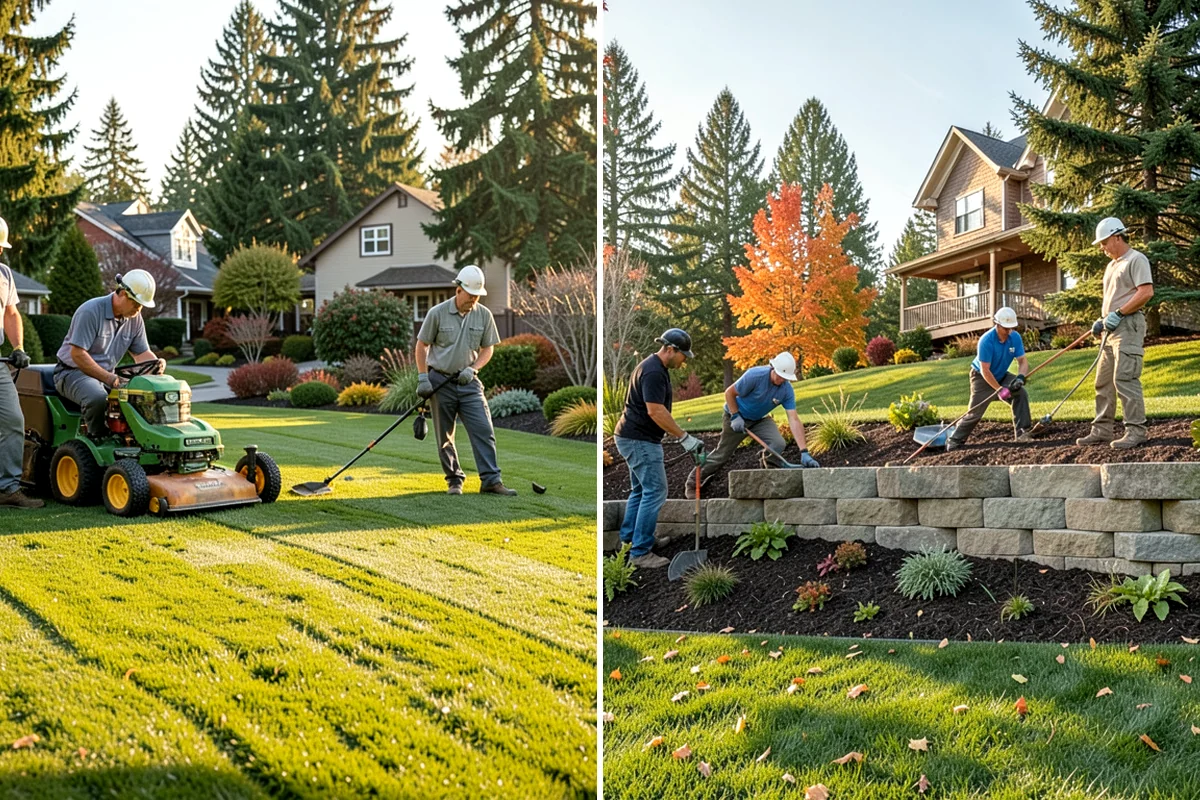 Mexican Beach Pebble Installation in Clyde Hill, King County, WA - Shape and grade the feature bed with clean, defined edges