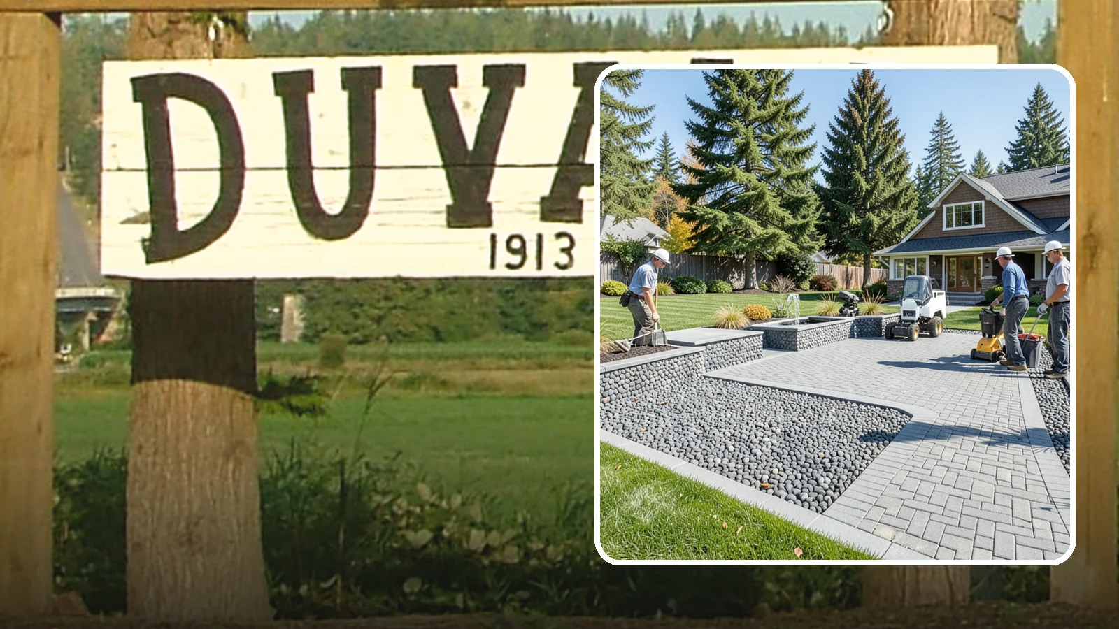 Mexican Beach Pebble Installation in Duvall, King County, WA - Smooth, dark, ocean-tumbled pebbles that deliver a refined, high-end look for modern beds and water features.