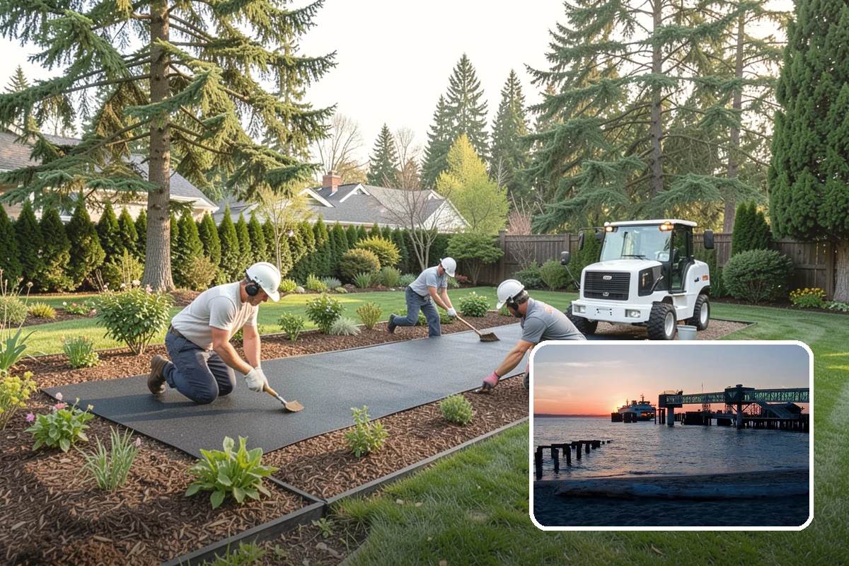 Mexican Beach Pebble Installation in Edmonds, Snohomish County, WA - Elegant, uniform finish for high-end designs
