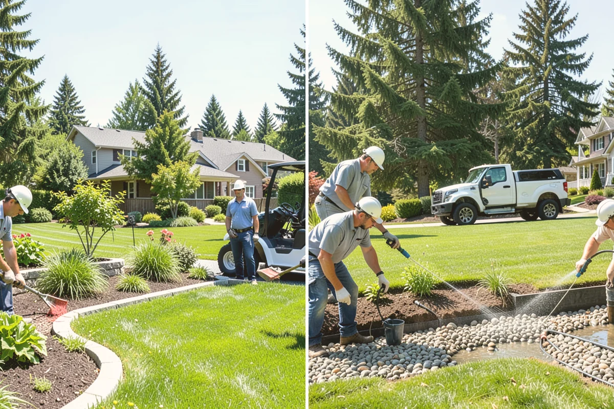 Mexican Beach Pebble Installation in Edmonds, Snohomish County, WA - Shape and grade the feature bed with clean, defined edges