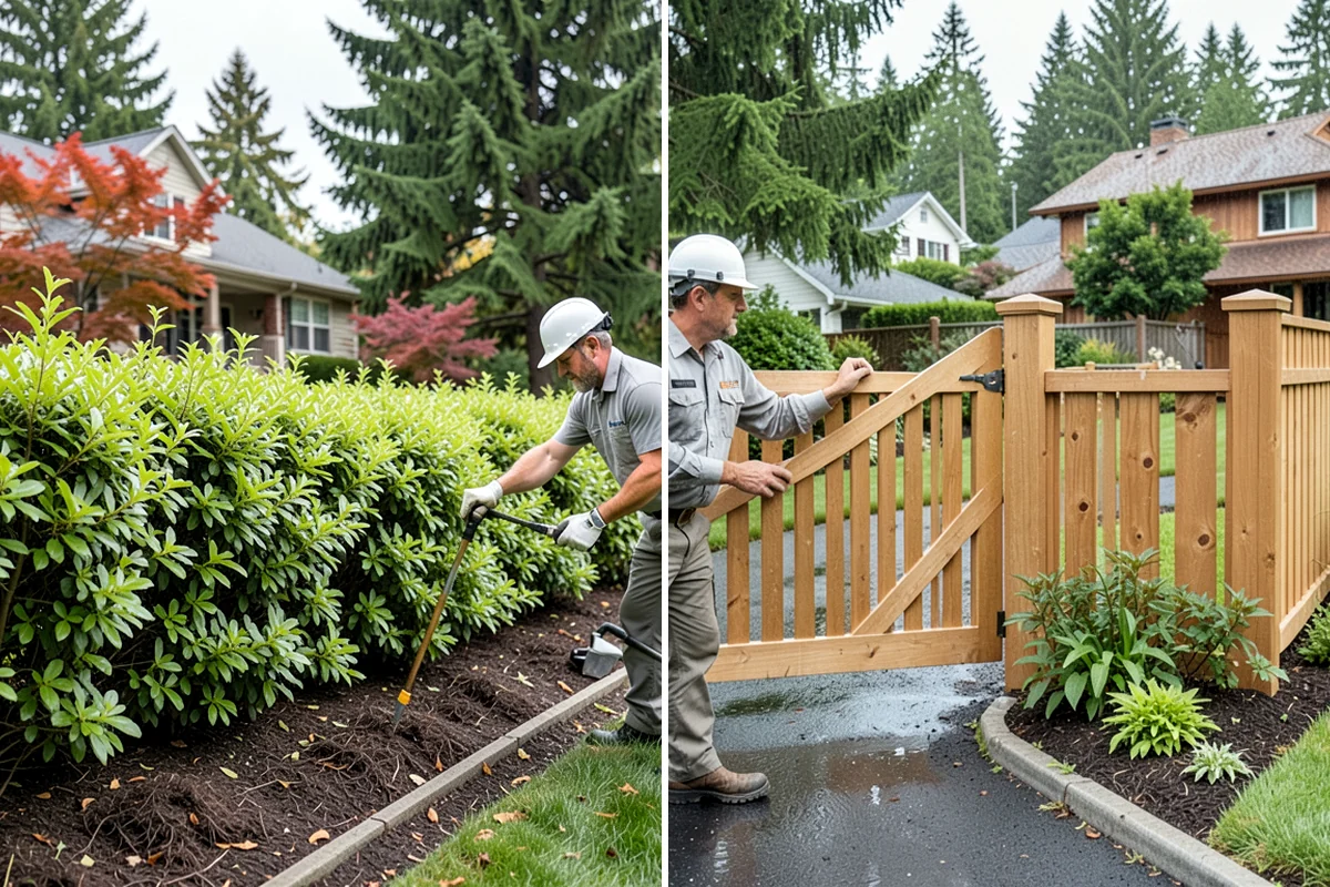 Mexican Beach Pebble Installation in Fircrest, Pierce County, WA - Shape and grade the feature bed with clean, defined edges
