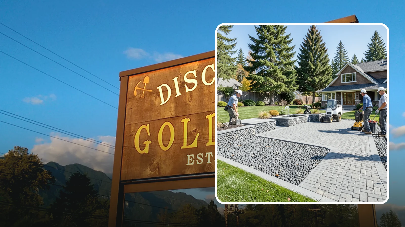 Mexican Beach Pebble Installation in Gold Bar, Snohomish County, WA - Smooth, dark, ocean-tumbled pebbles that deliver a refined, high-end look for modern beds and water features.