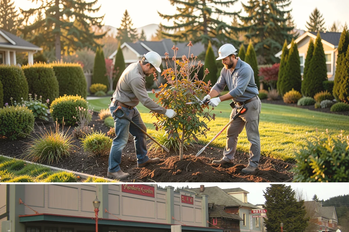Mexican Beach Pebble Installation in Issaquah, King County, WA - Mexican beach pebble installs in any season, though it looks its dramatic best glistening under our wet Northwest skies right...