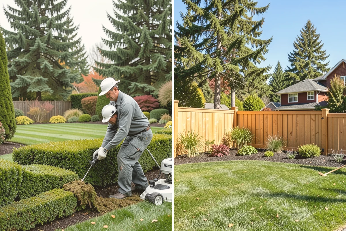 Mexican Beach Pebble Installation in Langley, Island County, WA - Shape and grade the feature bed with clean, defined edges