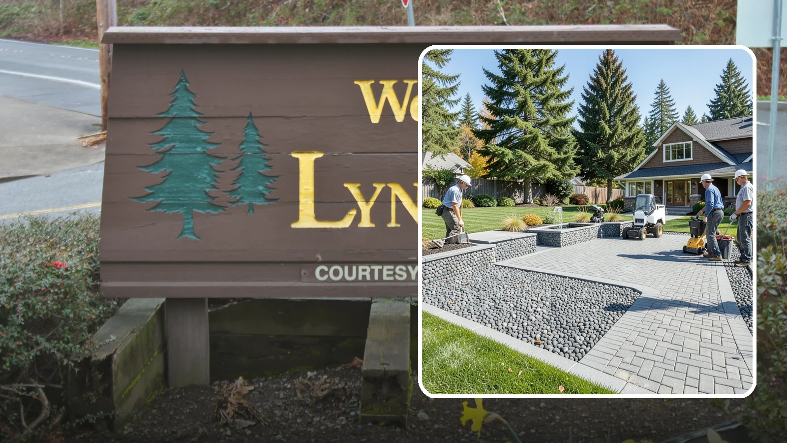 Mexican Beach Pebble Installation in Lynnwood, Snohomish County, WA - Smooth, dark, ocean-tumbled pebbles that deliver a refined, high-end look for modern beds and water features.