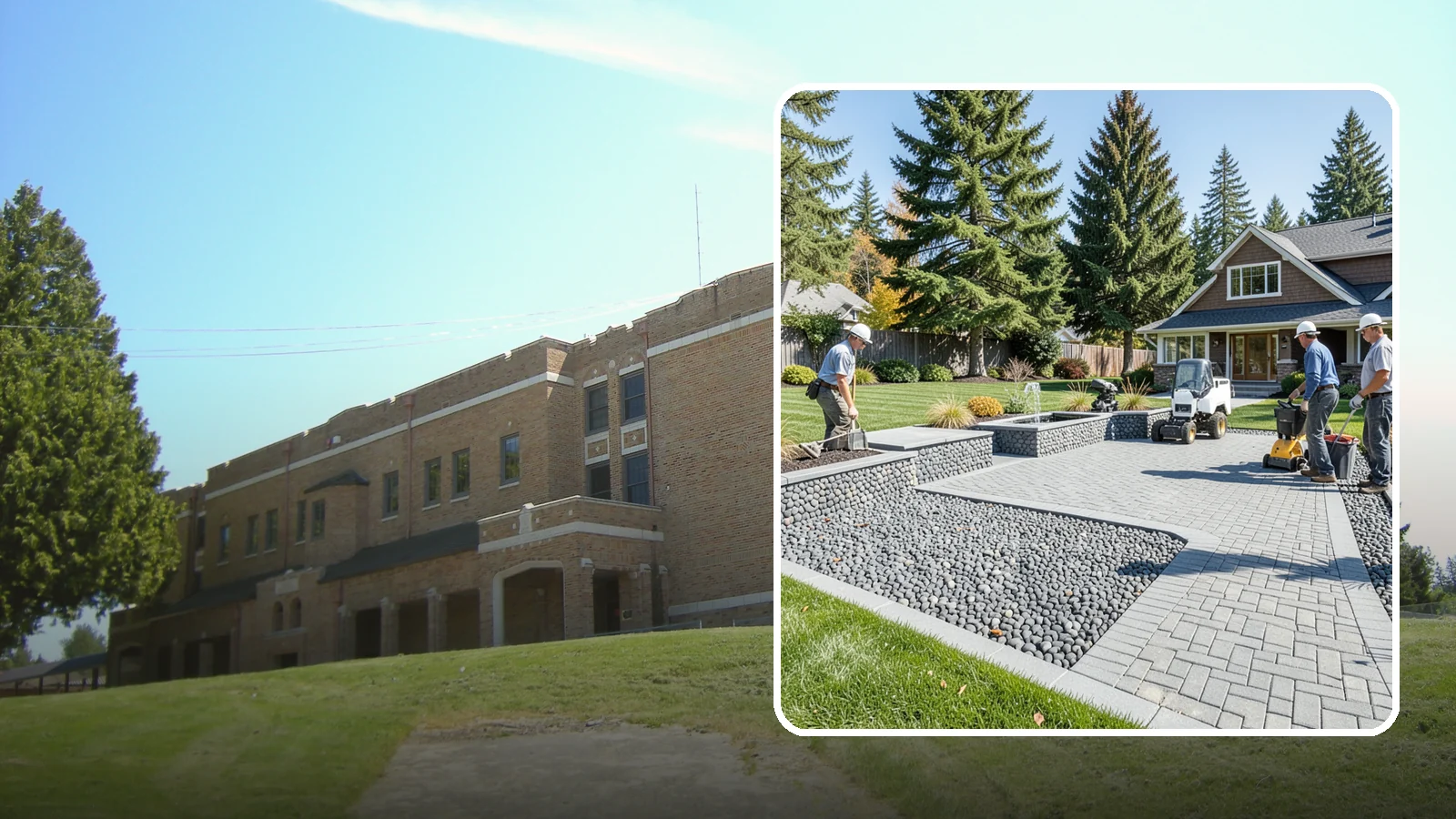 Mexican Beach Pebble Installation in Maple Valley, King County, WA - Smooth, dark, ocean-tumbled pebbles that deliver a refined, high-end look for modern beds and water features.