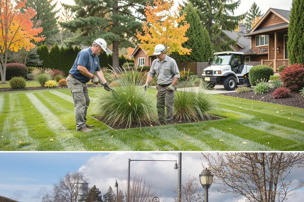Mexican Beach Pebble Installation in Marysville, Snohomish County, WA - Mexican beach pebble installs in any season, though it looks its dramatic best glistening under our wet Northwest skies right...