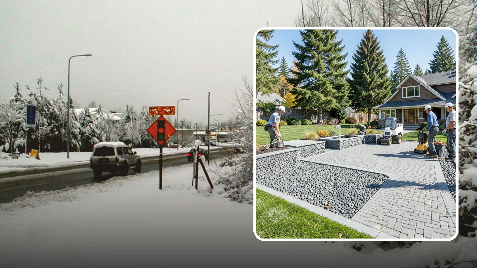 Mexican Beach Pebble Installation in Newcastle, King County, WA - Smooth, dark, ocean-tumbled pebbles that deliver a refined, high-end look for modern beds and water features.