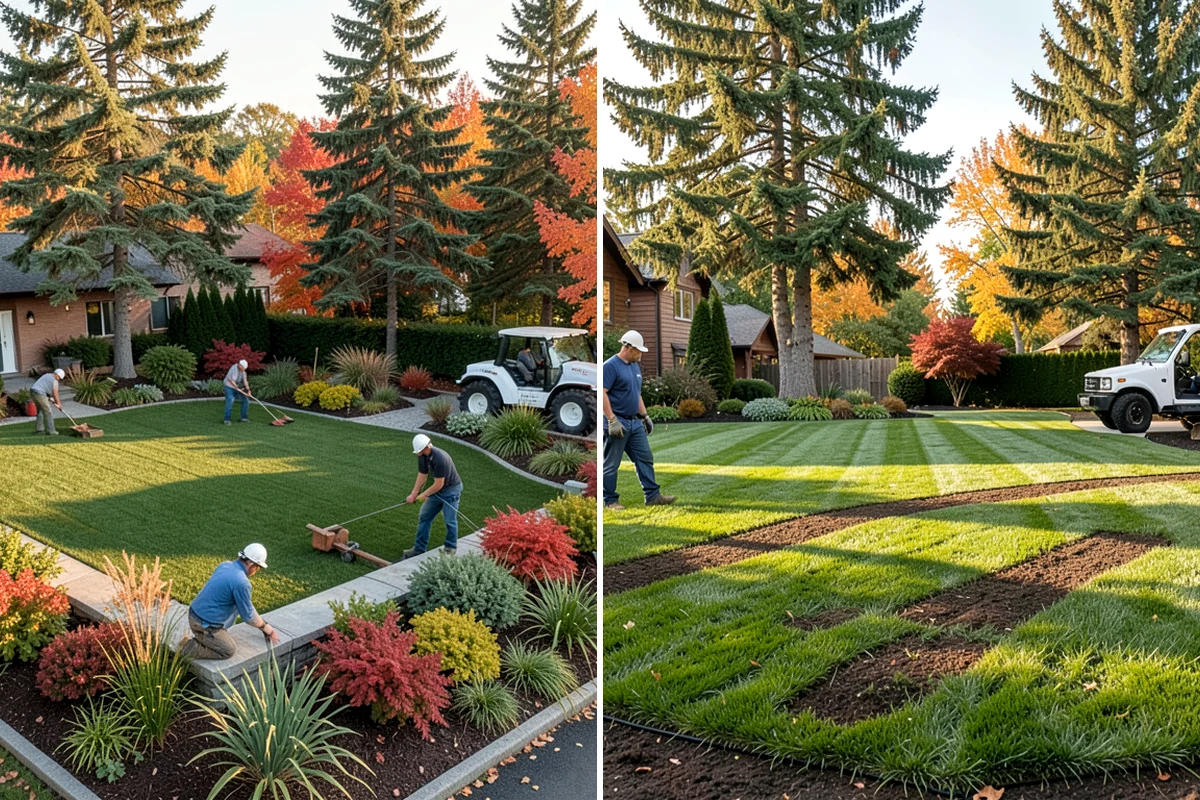 Mexican Beach Pebble Installation in Normandy Park, King County, WA - Shape and grade the feature bed with clean, defined edges